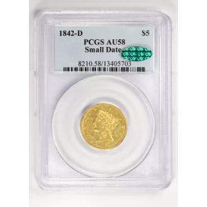 1842-D $5 Small Date (4)