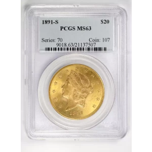 1891-S $20